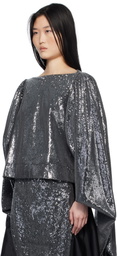 Paula Canovas Del Vas SSENSE Exclusive Silver Castana Blouse