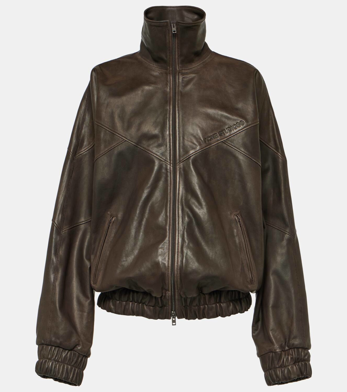 Acne Studios Letty leather bomber jacket Acne Studios