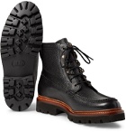Grenson - Rocco Pebble-Grain Leather Boots - Black