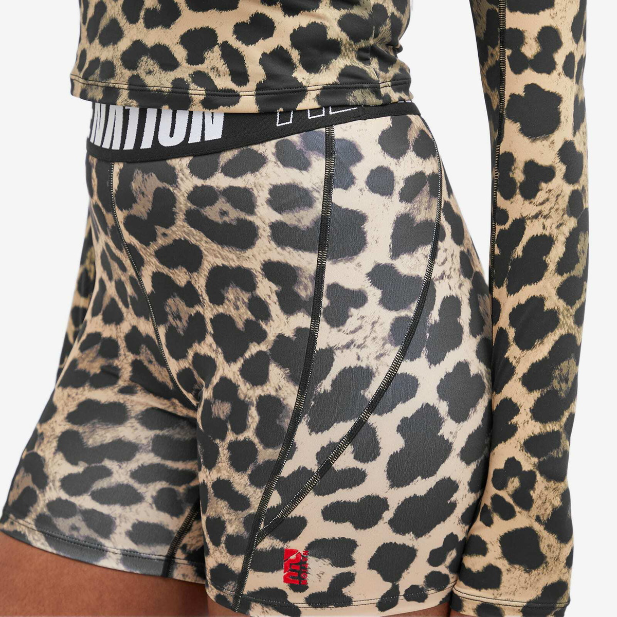 Bike Short - Leopard Print