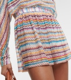Missoni Mare Zig-zag high-rise wide-leg shorts