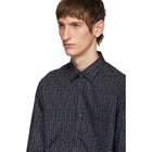 Salvatore Ferragamo Navy Bright Sky Shirt