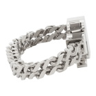 1017 ALYX 9SM Silver Cubix Mini Bracelet