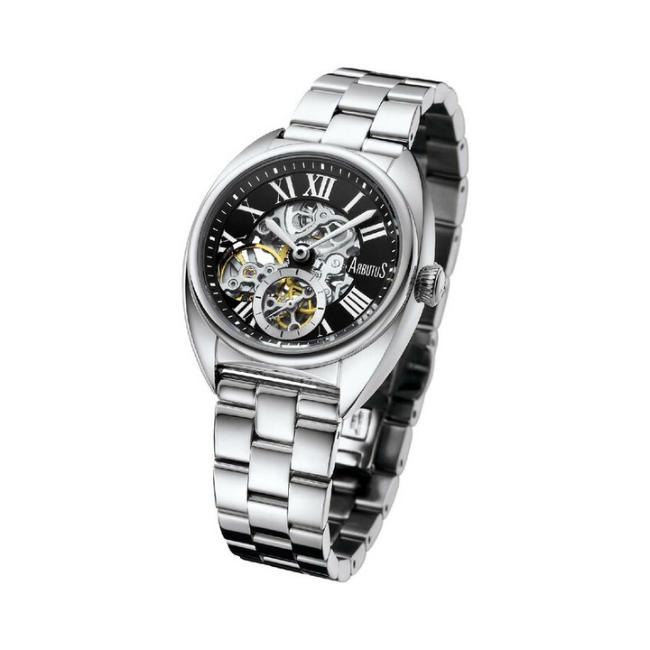 Photo: Arbutus 5th Ave Automatic Black Dial Ladies Watch AR1702SBS