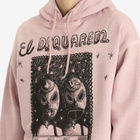 Dsquared2 Men's Overlay Graphic Relax Fit Hoodie in Dusty Antic Rose