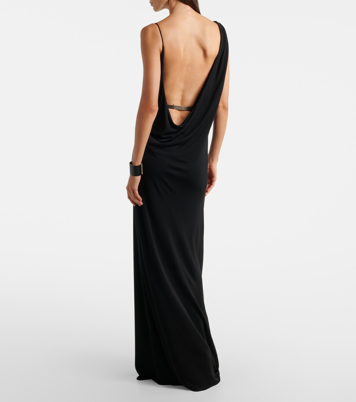 Tom Ford Draped gathered crêpe jersey gown