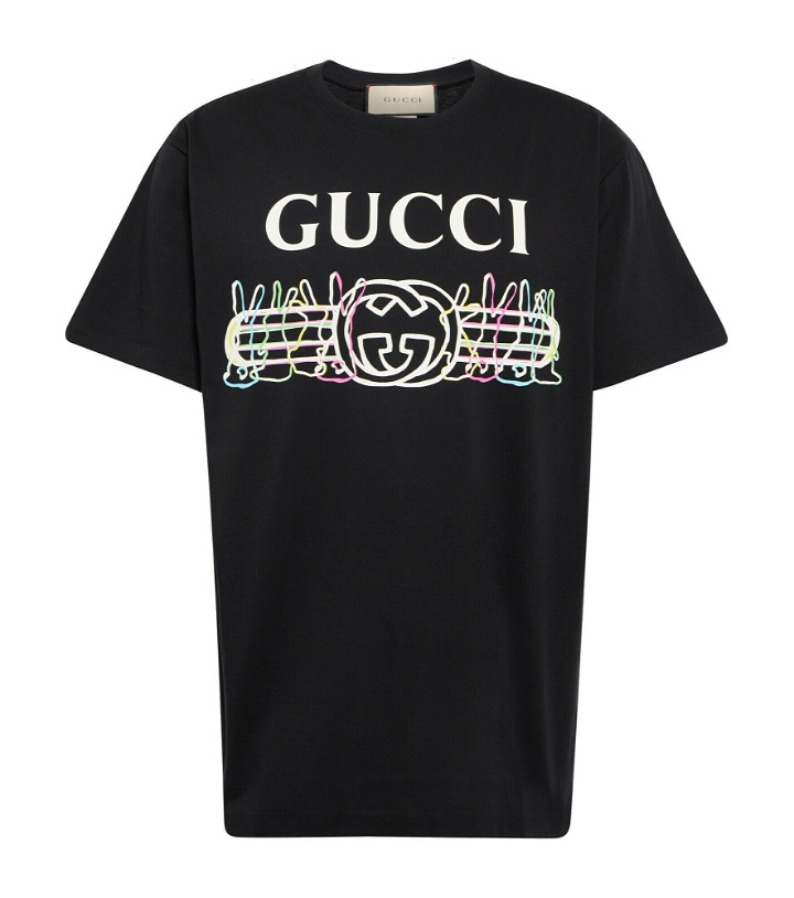 Photo: Gucci - Double G printed jersey T-shirt