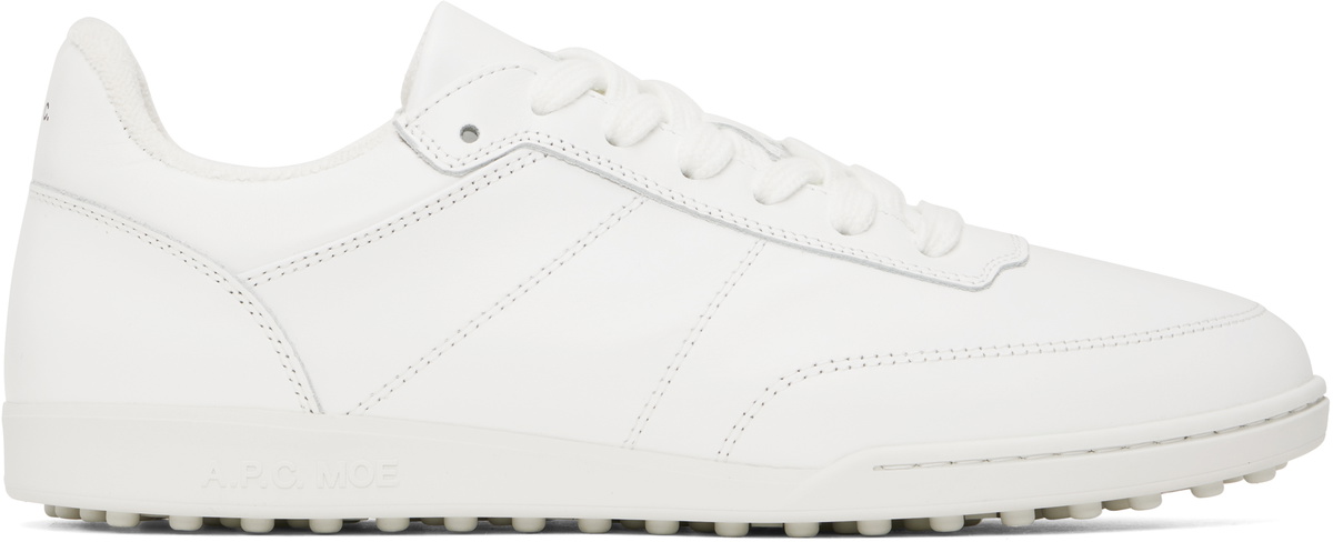 A.P.C. White Moe Sneakers