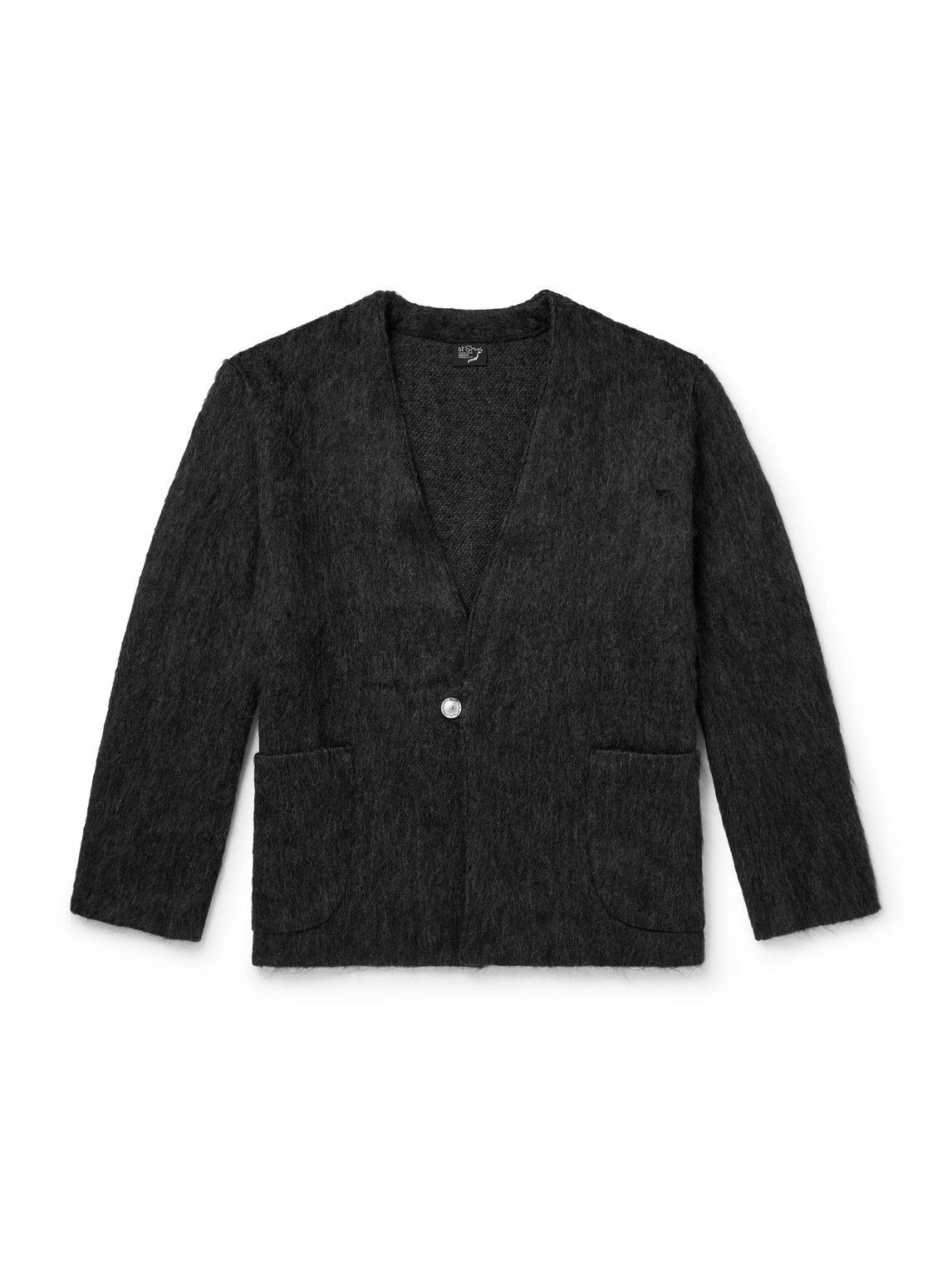 OrSlow - Oversized Wool-Blend Cardigan - Gray