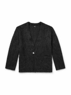 OrSlow - Oversized Wool-Blend Cardigan - Gray