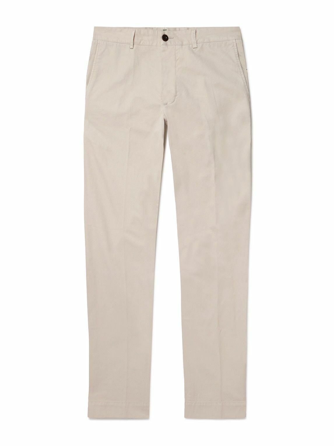 Sid Mashburn - Field Slim-Fit Tapered Garment-Dyed Cotton-Twill Trousers - Gray