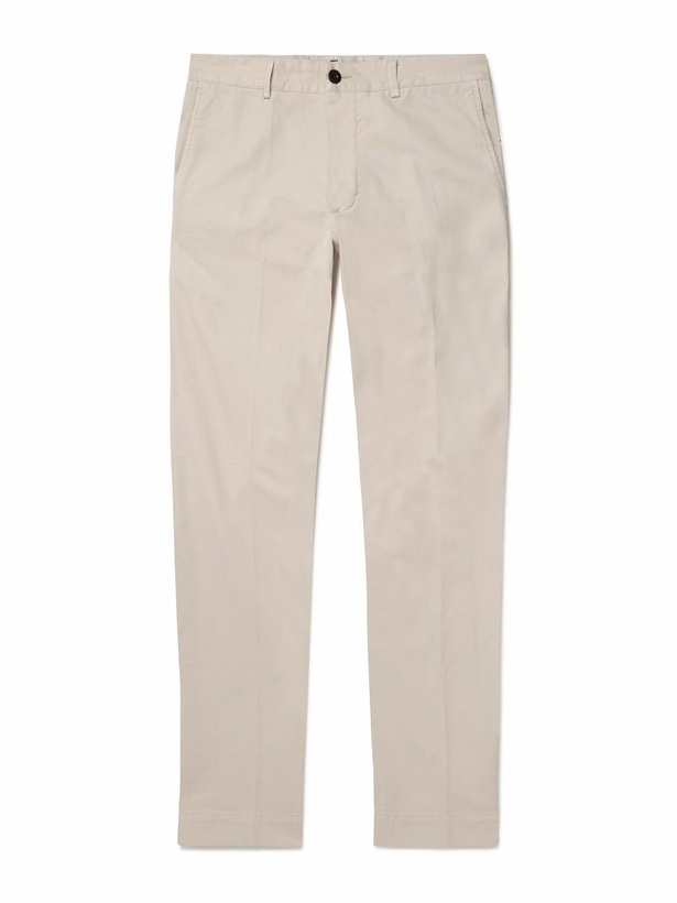 Photo: Sid Mashburn - Field Slim-Fit Tapered Garment-Dyed Cotton-Twill Trousers - Gray