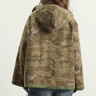 Needles Women's Reversible Hooded Coat in Camo