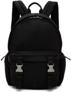 AMI Paris Black Ami De Cœur Backpack