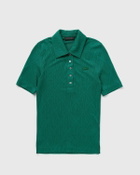 Lacoste JACQUARD LAYLA POLO Green Womens Shirts & Blouses/Shortsleefe
