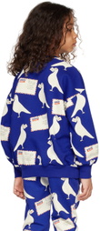 Mini Rodini Kids Blue Pigeons Sweatshirt