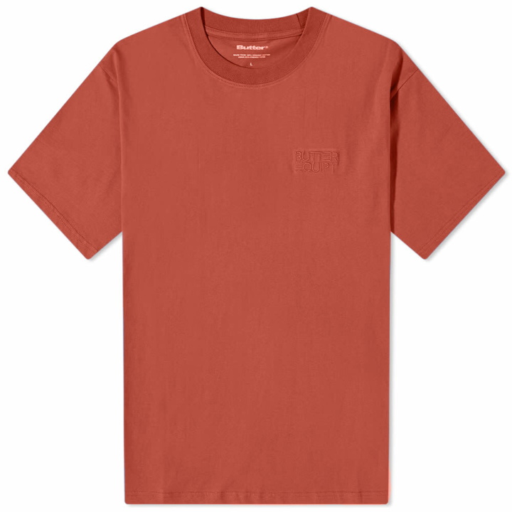 Photo: Butter Goods Men's Organic T-Shirt in Redwood