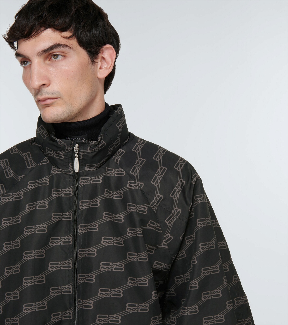 Balenciaga - Logo jacquard puffer jacket Balenciaga
