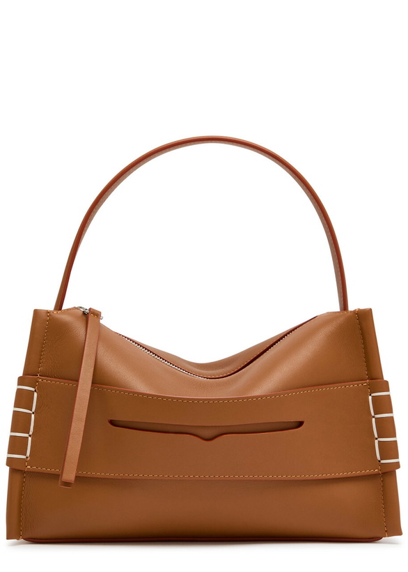 Photo: JW Anderson Loafer Leather Shoulder bag - Tan - One Size