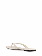 TORY BURCH 10mm Simple Logo Leather Thong Sandals