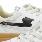 Stepney Workers Club Men's Pearl S-Strike Leather Mix Sneakers in White Gum