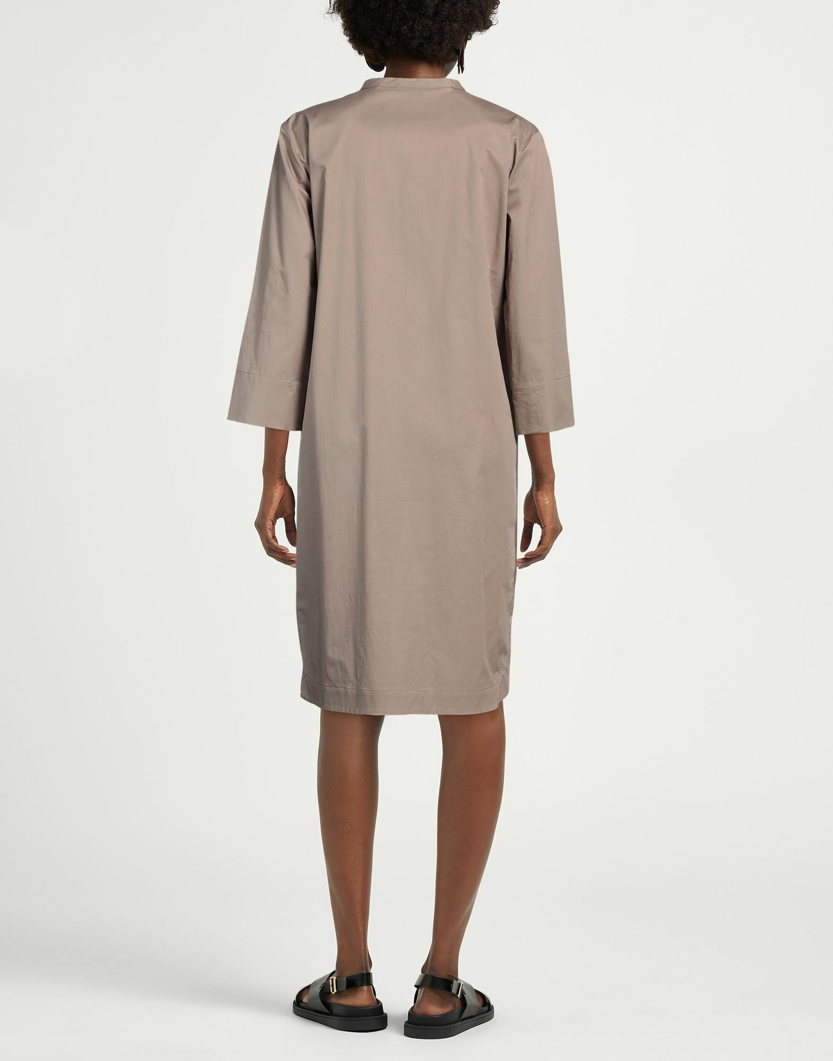 Peserico Womens Midi dress Khaki
