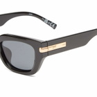 Le Specs Cubito Sunglasses in Black/Smoke Mono Polarized 