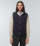 Brunello Cucinelli - Wool-blend down vest