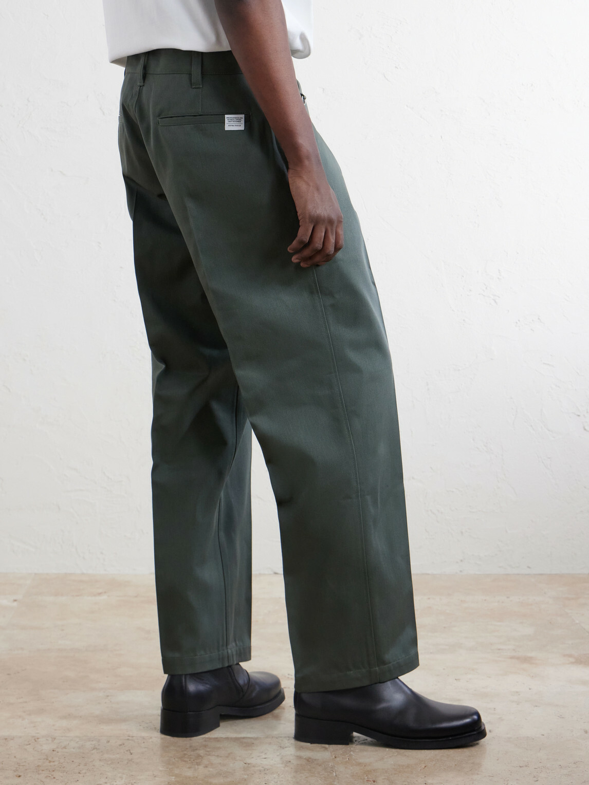 Neighborhood - Straight-Leg Twill Trousers - Green