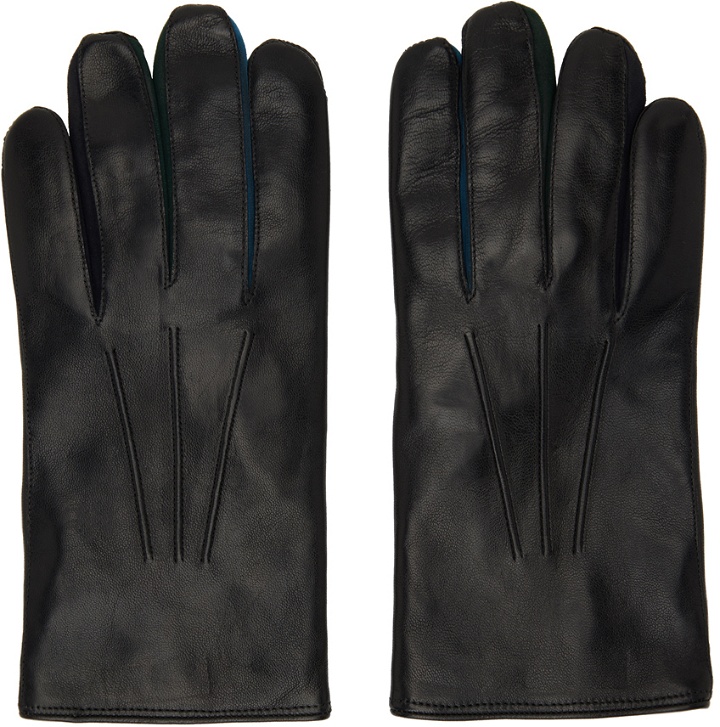 Photo: Paul Smith Black Concertina Leather Gloves