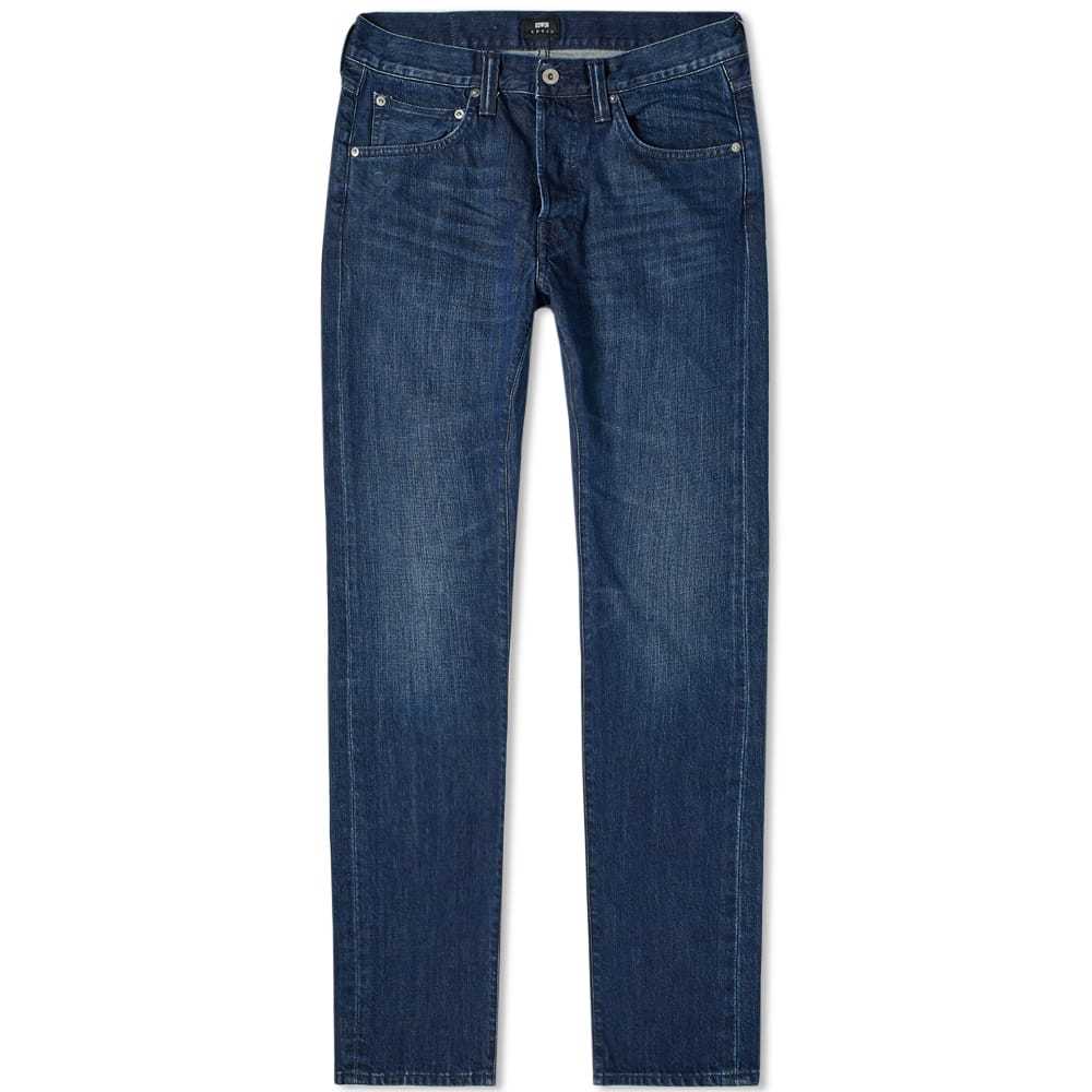 Edwin ED-55 Relaxed Tapered Jean Mid Coal Kingston Blue Edwin