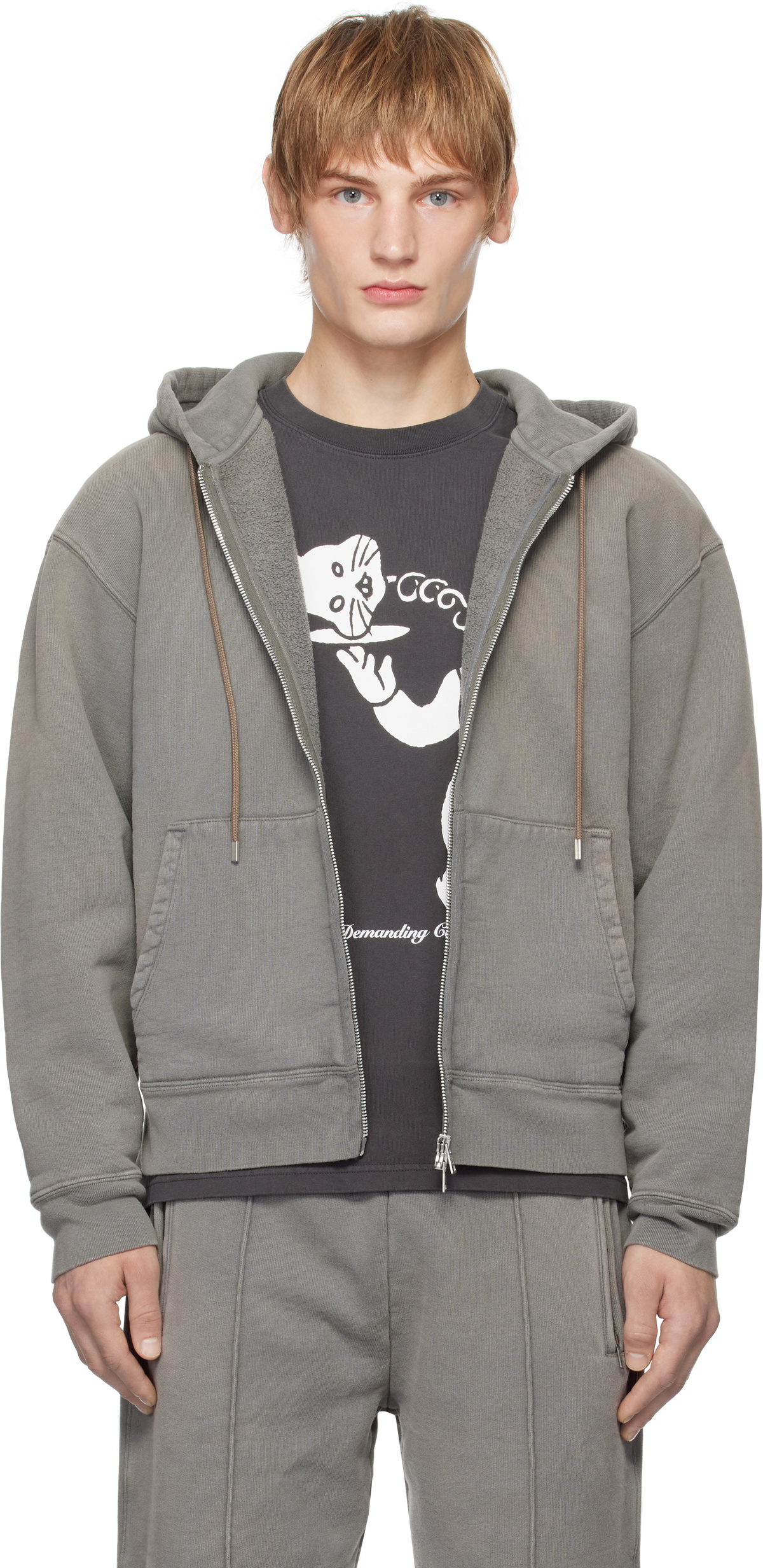 トップス OUR LEGACY RASCAL HOOD Our Legacy - Rascal Hood Old Dye Hefty Fleece