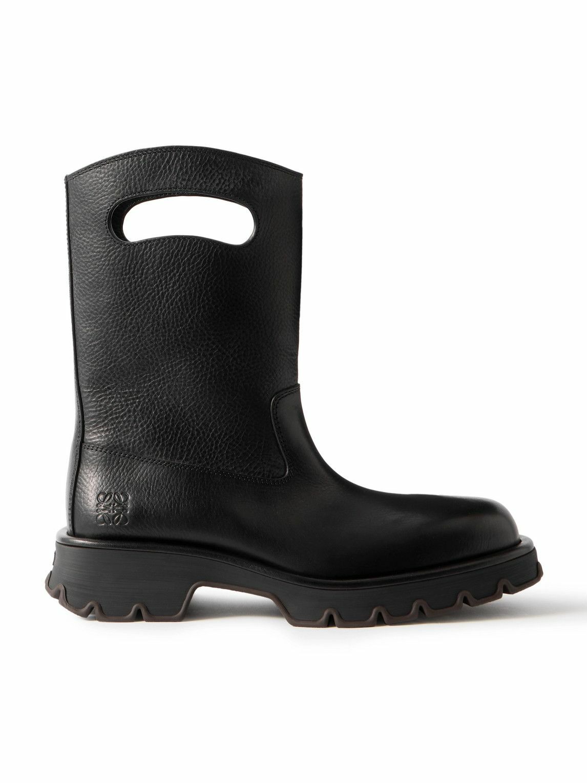 Loewe Black Zip Boots Loewe