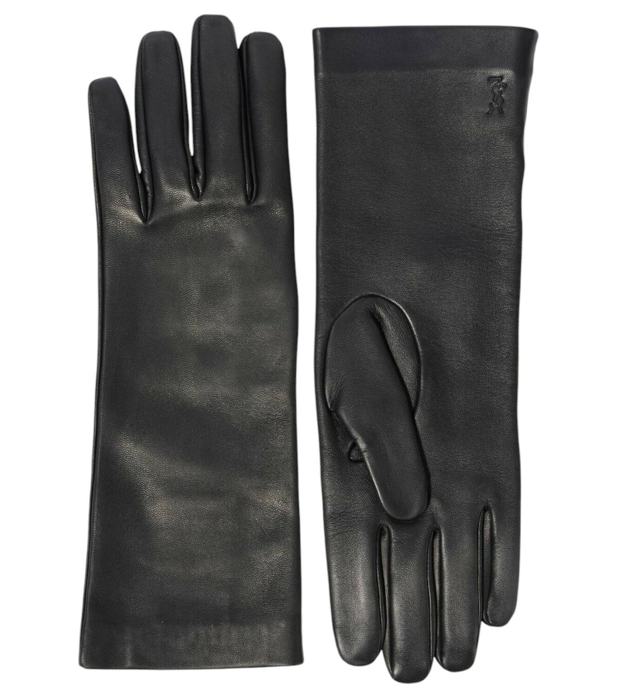 【関税&送料込】Saint Laurent Black Leather Gloves Saint Laurent Leather gloves Saint Laurent