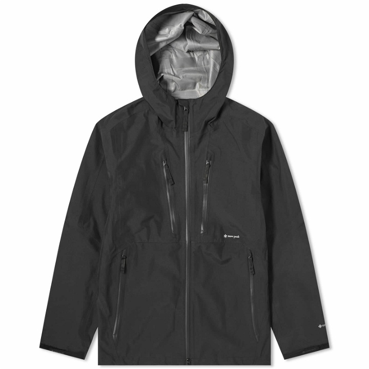 Photo: Snow Peak Men's Gore-Tex Rain Jacket in Black