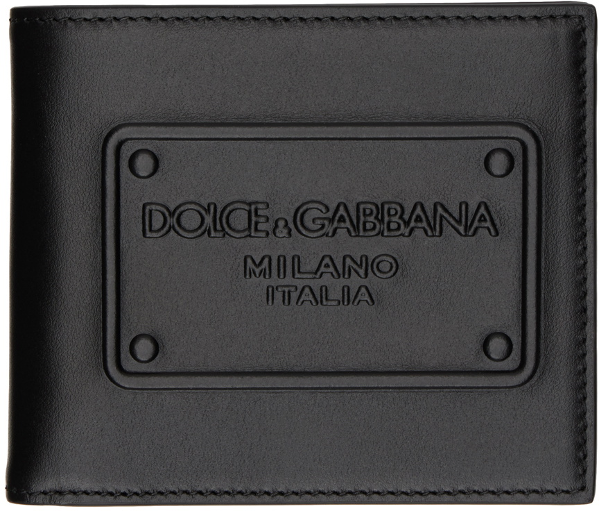 Portefeuille Dolce & Gabbana - Noir En Cuir, Deux Volets, Neuf Sans étiquette