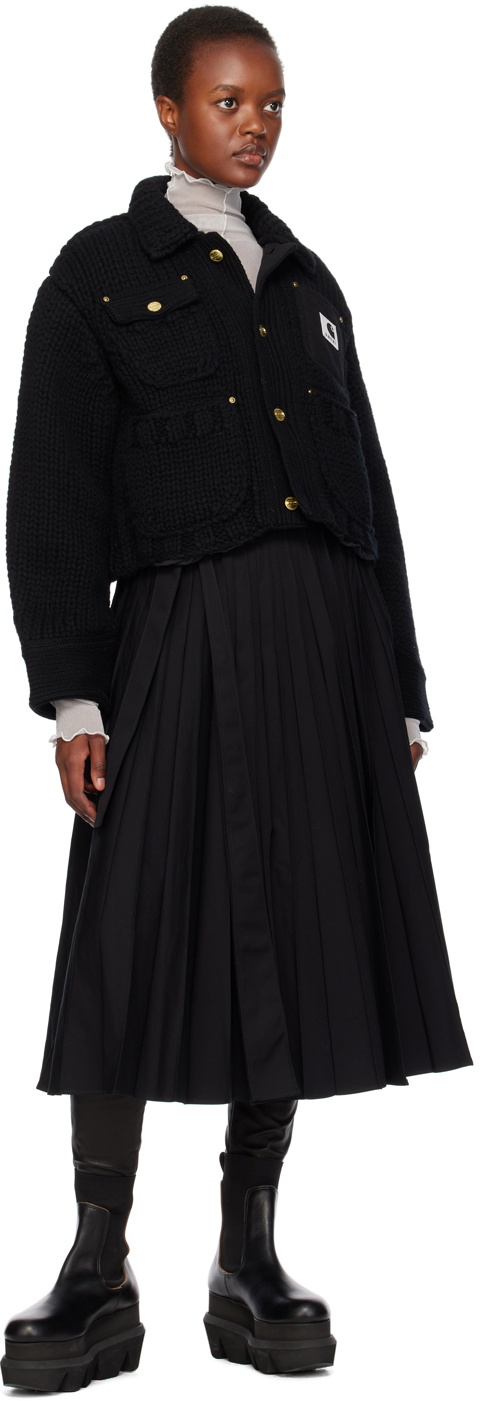 黒1新品 sacai Carhartt WIP Duck Skirt スカート Sacai Sacai x carhartt wip skirt - Black - Women | 2306744001