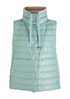 Herno Ultralite Reversible Quilted Shell Gilet Blue