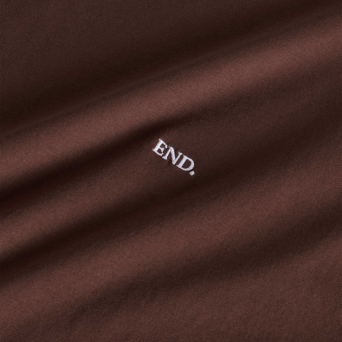 END. Signature T-shirt in Oxblood