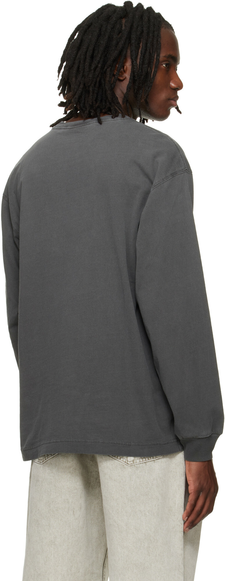 Carhartt Work In Progress Gray Long Sleeve Nelson T-shirt