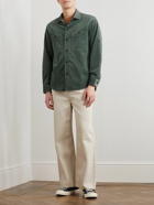 Mr P. - Cotton and Cashmere-Blend Corduroy Overshirt - Green