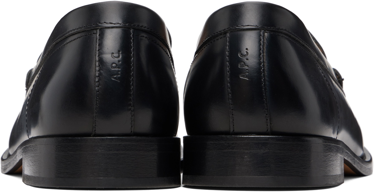 A.P.C. Black Moc Loafers