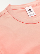 ADIDAS ORIGINALS - R.Y.V. Abstract Logo-Appliquéd Cotton-Jersey T-Shirt - Pink