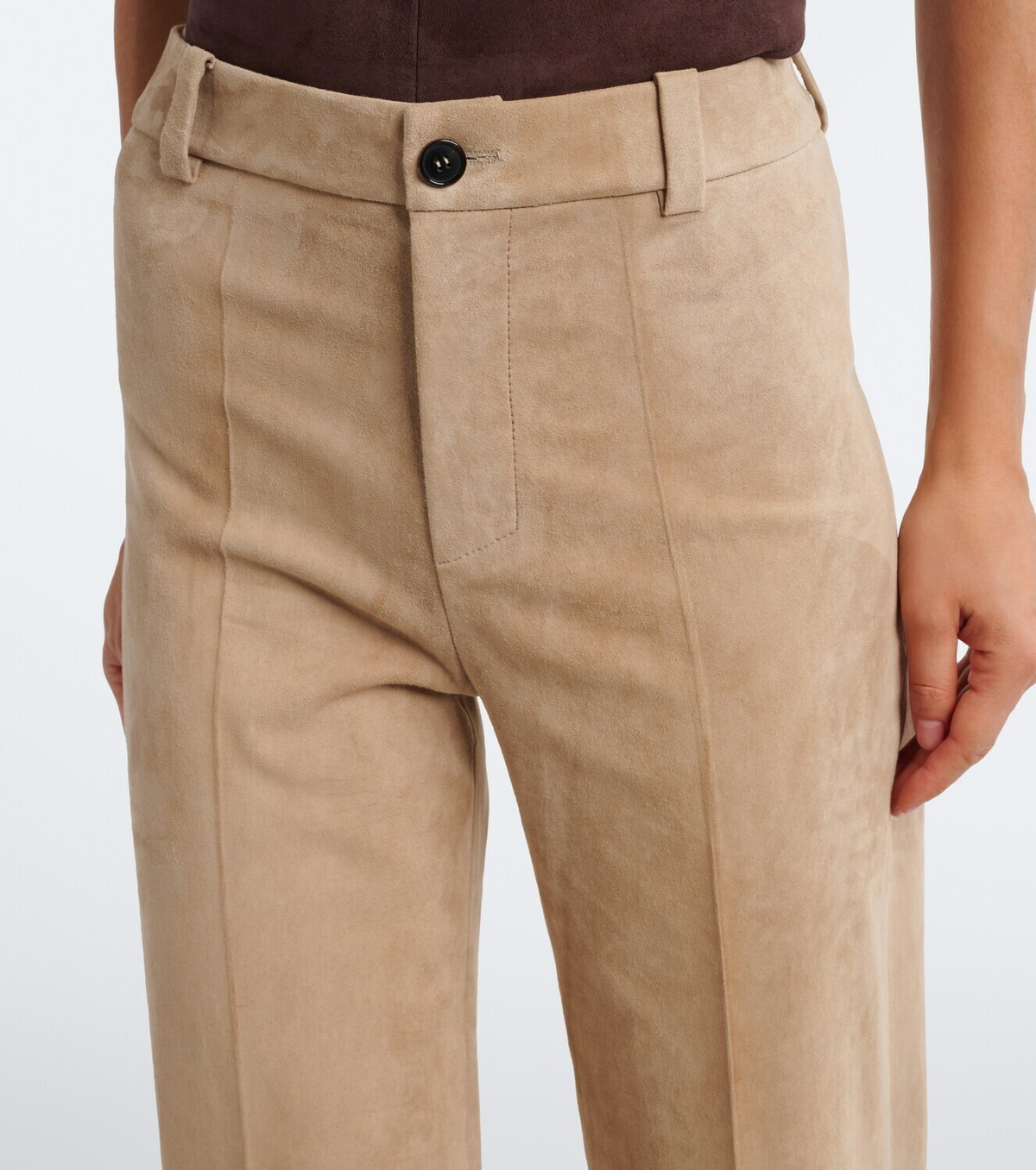 Stouls Lizzy suede bootcut pants