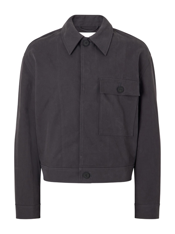 Photo: Studio Nicholson - Drey Cotton-Twill Jacket - Gray