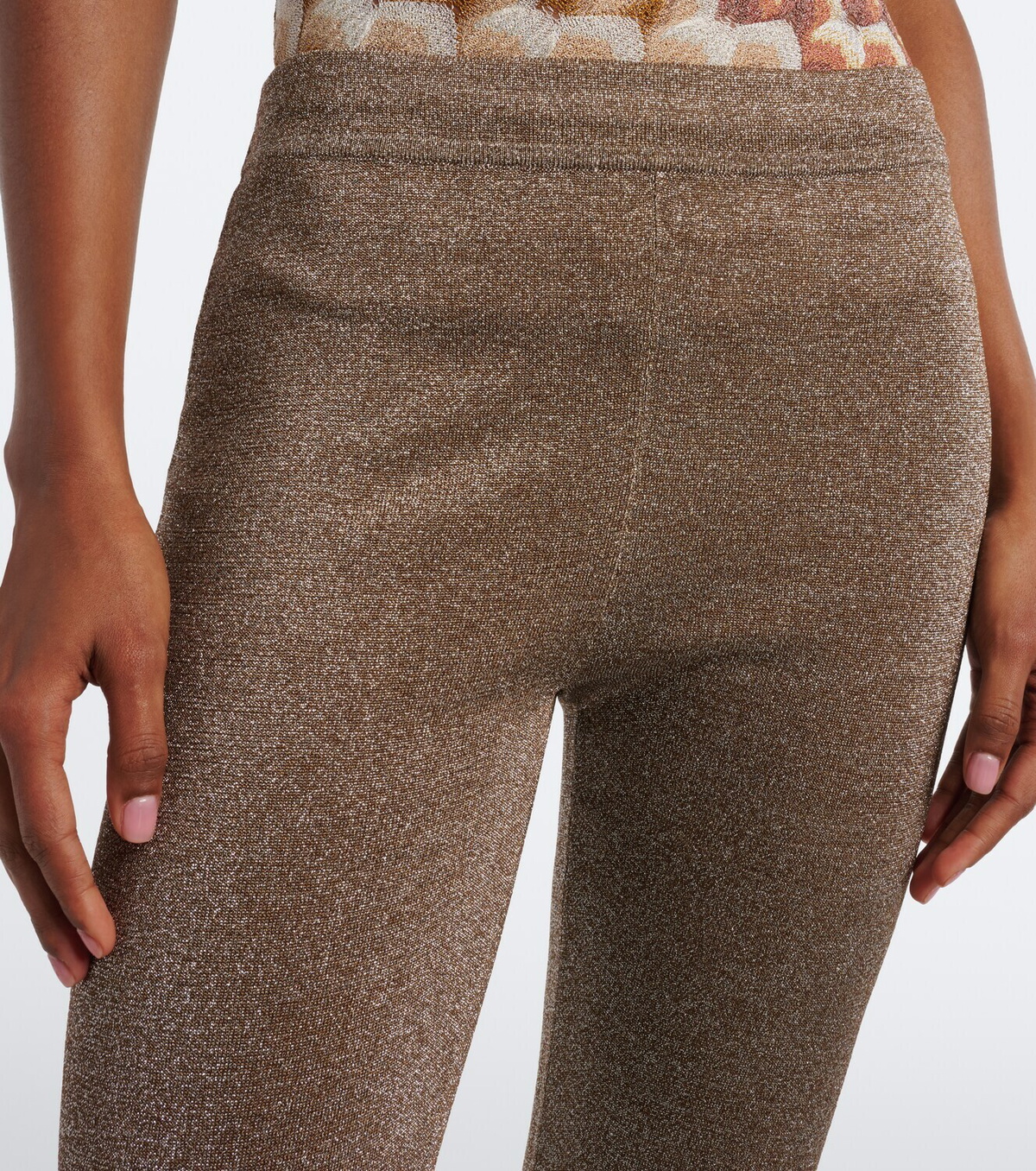Missoni Lamé flared pants