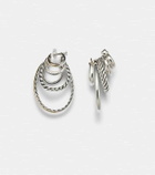 David Yurman DY Mercer® 18kt gold and silver earrings with diamonds