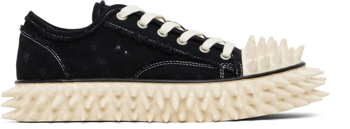 Photo: doublet Black Spiky Canvas Sneakers