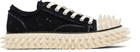 doublet Black Spiky Canvas Sneakers