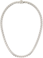 Emanuele Bicocchi SSENSE Exclusive Silver Herringbone Chain Necklace